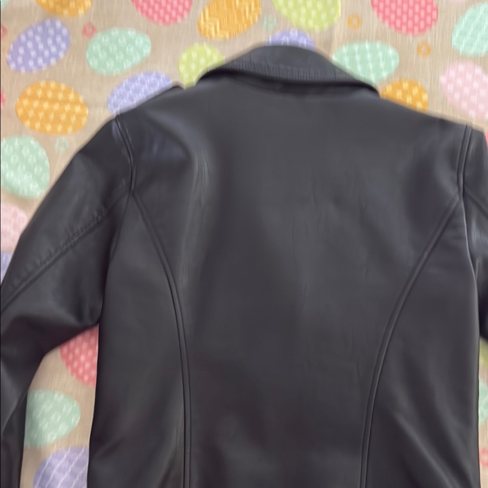 Levi’s Black Faux Leather Jacket - Picture 8 of 15